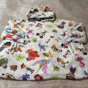 Disney 100 Characters Oversized Fleece Women’s Hoodie Lounge Pullover One Size